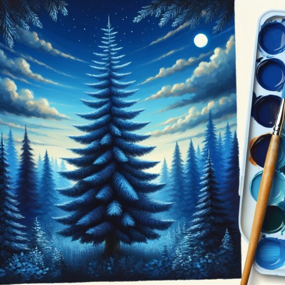 Blau Fichte